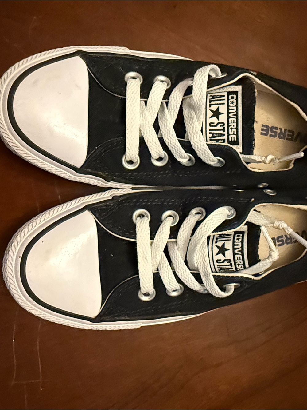 Converse Black and White Low-Top Slip-On Sneakers - Picture 3 of 6